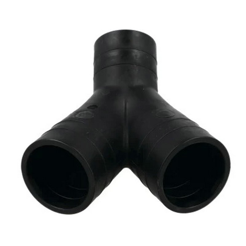 00190425 Y-branched curved connecting pipe